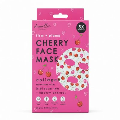 Cherry Collagen Σετ με 5 Συσφιγκτικές Μάσκες Προσώπου με κολλαγόνο - By Upper Canada