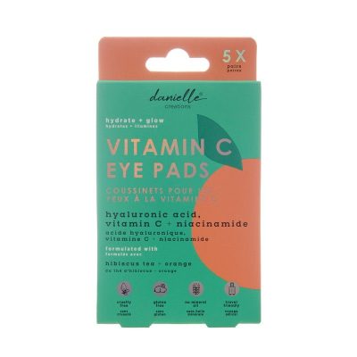 Vitamin C & Aloe Μάσκες ματιών κατά του πρηξίματος, 5 ζεύγη - By Upper Canada