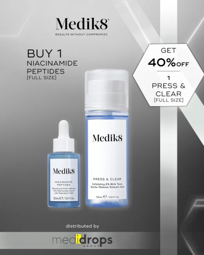 Medik8 Niacinamide Peptides και 40% Έκπτωση στο Press and Clear
